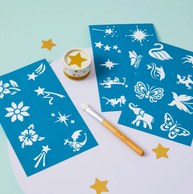 A Magical Collection of Face and Body Stencils