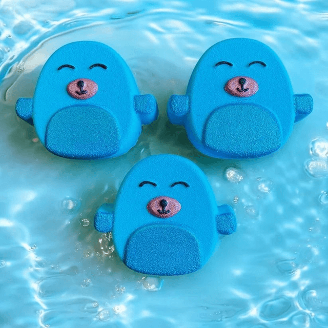 Bath Bomb Squish Seal in Watermelon Fragrance
