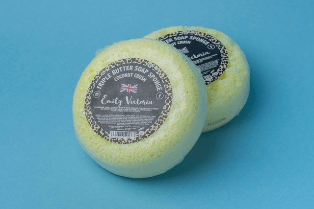 Coconut Crush Triple Butter Soap Sponge