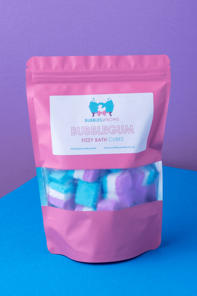 Bubblegum Fizzy Bath Cubes