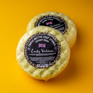 Coconut Crush Triple Butter Soap Sponge