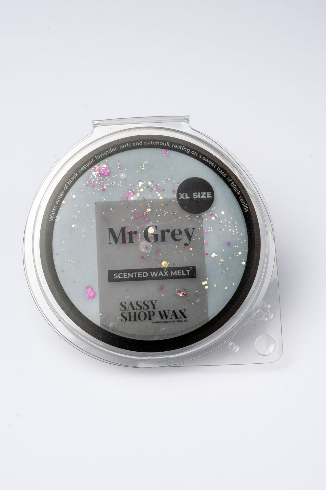 Mr Grey Wax Melt up