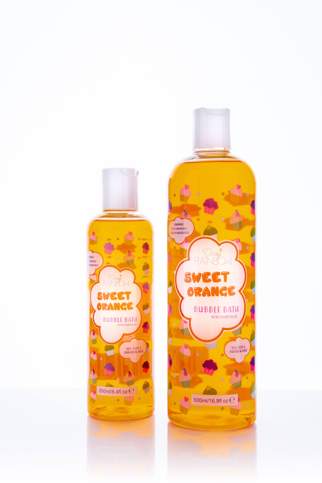 Sweet Orange Bubble Bath Bottles
